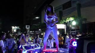 Thai Car Audio Show with Sexy Coyote Dancer