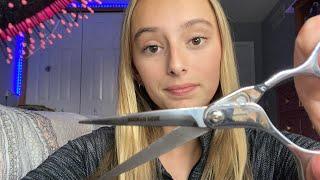 ASMR | Giving You A Haircut + Styling Your Hair ‍️