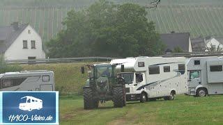 Durch Gewitter und Regen wurde es zum Abschluss auf dem Treffen in Klüsserath noch schwierig!