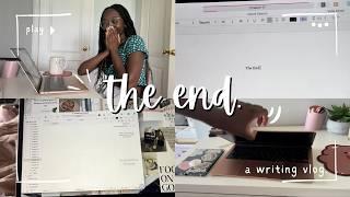 finishing my book!! // writing vlog