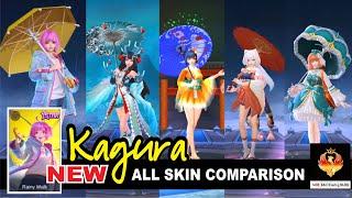 KAGURA SKIN COMPARISON 2021 | April Starlight Rainy Walk Skill Effect | Upcoming Skin Mobile Legends