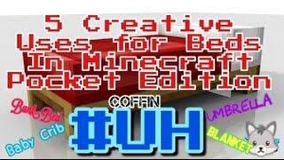 5 Creative Uses for Beds In Minecraft | My Builds #12 | #UH