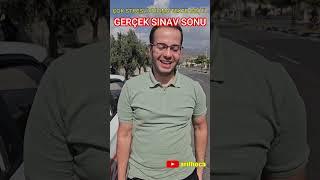 Gerçek Sınav Sonu-Semih çok stresliydi ama tekte geçti. #direksiyonsınavı