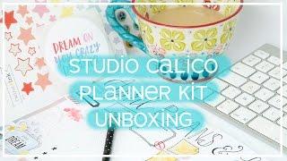 Kit Unboxing! Studio Calico April Planner Workshop