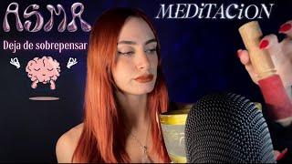 ASMR MEDITACIÓN GUIADA para CALMAR MENTE y CUERPO(cuenco tibetano) Asmr Español Argentina