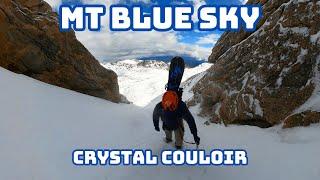 Colorado 14ers: Mt Blue Sky Crystal Couloir Snow Climb Guide