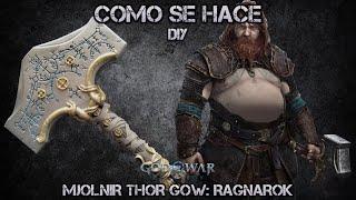 Como Se Hace: Mjolnir Thor - God of War Ragnarok - Goma Eva/PVC - DIY