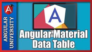  Angular Material Data Table  - Complete Example (with Simplified DataSource)