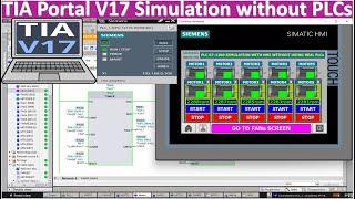 TIA Portal V17 simulation without use real PLCs