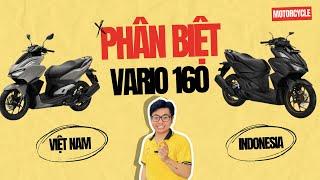 CỰC HỮU ÍCH | Đánh giá trãi nghiệm Vario 160cc và cách phân biệt giữa Vario 160 Indo và Việt Nam