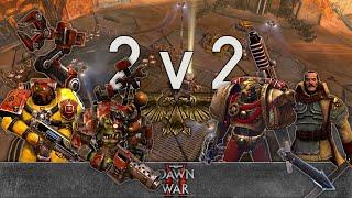 WH40k: Dawn of War 2 - 2v2 | HeaDCraB + Ligt [vs] Commander Bates + Fog