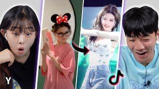틱톡 ‘아이돌 챌린지’를 처음 본 한국인 남녀의 반응 | Y