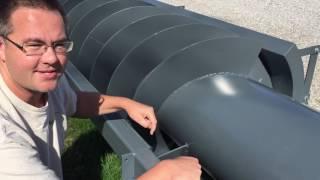 GreenBug Energy off grid Archimedes screw generator - Video 2 of 6