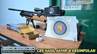 Akurasi senapan angin PCP BOCAP FX AIRGUN 500CC super rapat (HAMPIR MASUK 1 LUBANG)