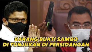 BARANG BUKTI SAMBO DI TUNJUKAN DI PERSIDANGAN  by TOKO ONLINE82