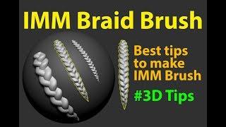 How to make a IMM Braid Brush in zbrush 4r8