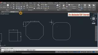 autocad basic tutorial how to draw a rectangles