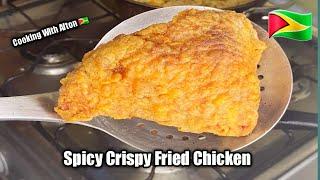 Spicy Crispy Fried Chicken/VLOGMAS Day 1/ Cooking With Afton