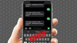 How to Fix Free Msg Unable to Send Message - Message Blocking is Active On iPhone | 2023