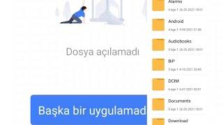 Telefonda Açılmayan Dosya Açma | Bu Dosya Açılmıyor Hatası