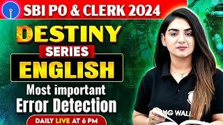 SBI PO & Clerk English 2024 | Most Important Questions of Error Detection | by Anchal Ma'am