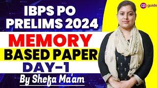 IBPS PO Prelims 2024 | Memory Based Questions | IBPS PO Clerk/Mains English Analysis | Shefa Ma'am