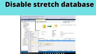 10 Disable stretch database