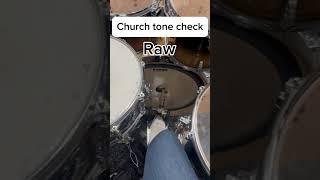 Church tone check #youtube #drums #drumismylife #tones