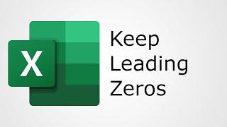 Keep Leading Zeros When Opening CSV or Pasting Text Microsoft Excel 365