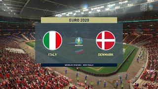 FIFA 21 | Italy 1 - 1 Denmark (1 - 2 Pens) | UEFA Euro 2020 Semi-Final