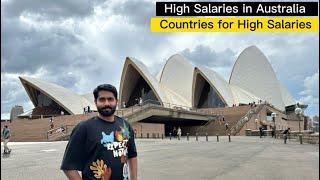 High salary in Australia