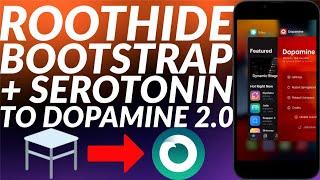 Move to Dopamine 2.0 Jailbreak from RootHide Bootstrap + Serotonin | Uninstall RootHide | Without PC