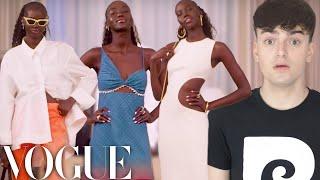 Reacting to Adut Akech's Outfits of the Week