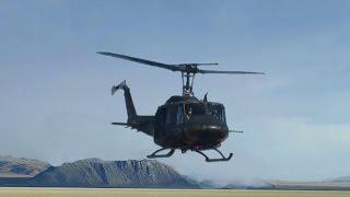 HUEY HELICOPTER TAKE OFF green screen after effect