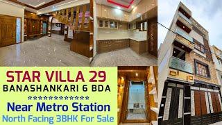 Star Villa 29 | North Facing 3BHK Home near Metro Station Banashankari