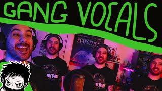 Recording GANG VOCALS by YOURSELF! How to do it for rock music.