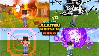 Coolest Jujutsu Kaisen addon you ever seen  | jujutsu kaisen mod minecraft | jujutsu kaisen addon