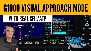 G1000 NXi Visual Approach Tutorial in MSFS (by Real CFII)