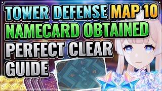 INAZUMA TOWER DEFENSE MAP 10 EASY GUIDE (LIMITED NAMECARD!) Genshin Impact Twin Swallows' Arrival