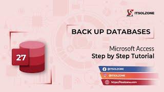 How to Backup Microsoft Access Databases - Step by Step Tutorial