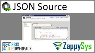 SSIS JSON Source - Read API / JSON file or Web Service URL (REST, ODATA)