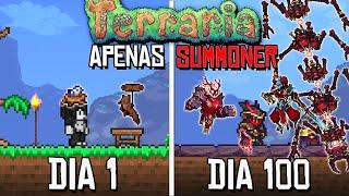 PASSEI 100 DIAS NO TERRARIA APENAS DE SUMMONER (CALAMITY)