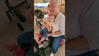 Taking Grandma For a Ride on a Extreme Mobility Scooter! #mobility #accessible #family #love #baby