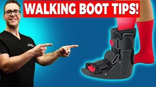 Walking Medical Boot Tips [Shoe Leveler for Sprained or Broken Ankles]
