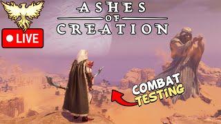 Ashes Of Creation - Testing Combat & Level 25 Classes