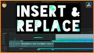 Insert and Replace Clips DaVinci Resolve