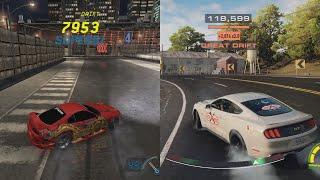 Evolution of Drift Events in Need for Speed (2003 - 2024)