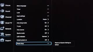 How to Full Reset TCL Smart Android TV – Restore Default Settings on TCL 32 Inch TV