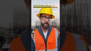 Talented workers‍️#adamrose #construction #workers #talented  #perfect #smart #diy