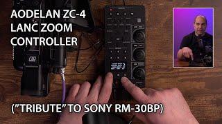 Aodelan ZC-4 LANC Zoom Controller for Sony Camcorders